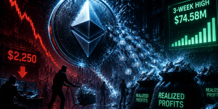 Ethereum Dips To $2,250 As Trader Profit-Taking Hits 3-Week High