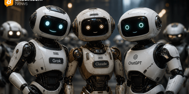 Grok, ChatGPT, Claude — 11 AI Models Project Bitcoin Hits $84K to $118K by End of 2026