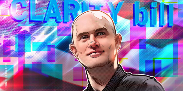 Coinbase CEO Brian Armstrong Says Clarity Act ‘Closer Than Ever’