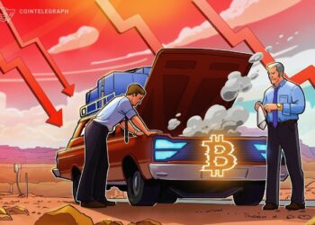 Bitcoin Drops 1% as New Dow Jones All-Time High Sees Stocks Leave Crypto Behind