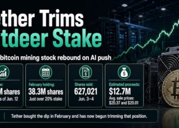 Tether Trims Bitdeer Stake After AI Push Lifts Bitcoin Mining Stock