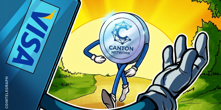 Visa Tests Private Stablecoin Settlement on Canton Network