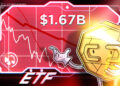 Crypto Funds Extend Sell-Off With $1.67B Weekly Outflows