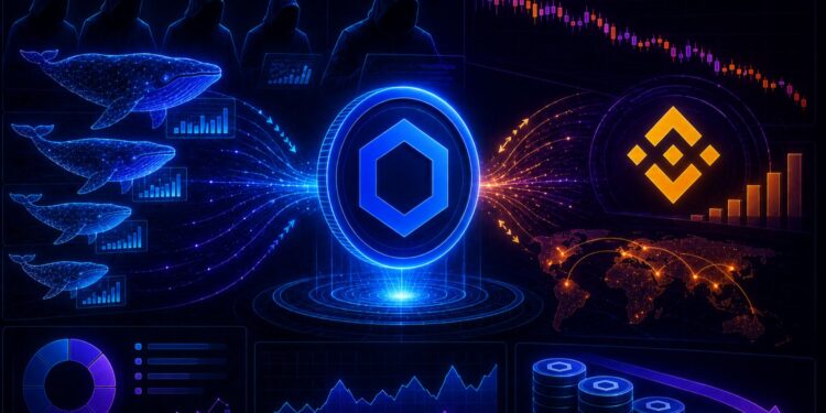 LINK Bullish Pennant Forms As Chainlink Buy Volume Rebounds