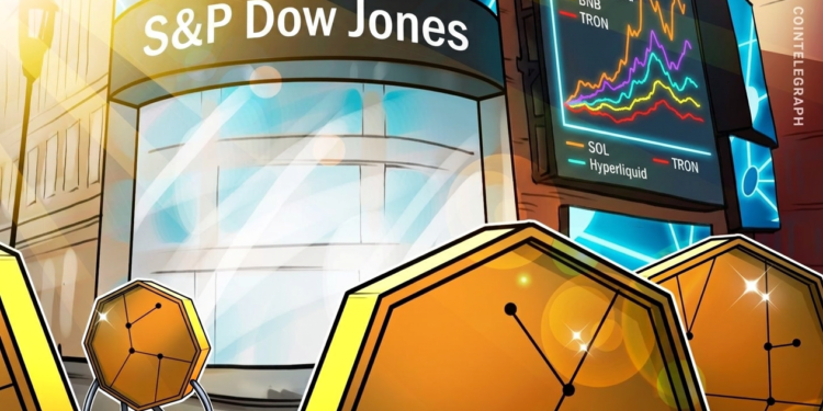 S&P Unveils Digital Asset Index Tracking Blockchain Fundamentals