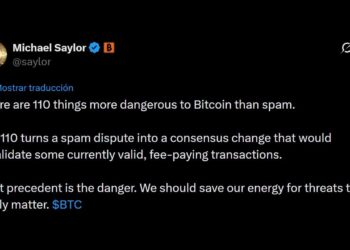 Michael Saylor Slams Bitcoin’s Controversial Anti-Spam Fork