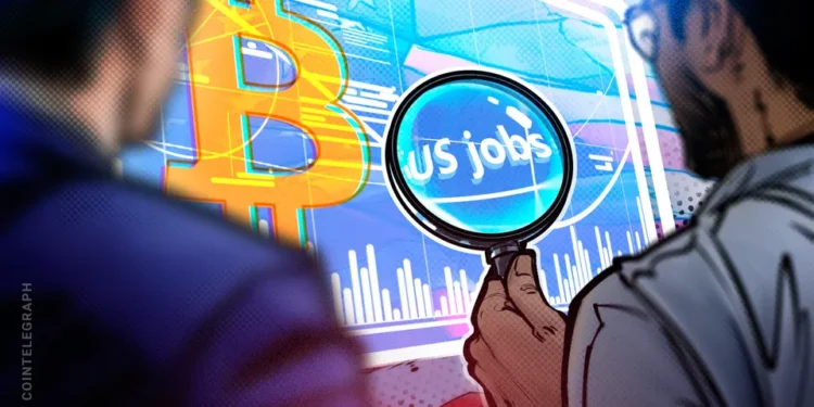 US Nonfarm Payrolls Miss Sends Bitcoin Above $65,000