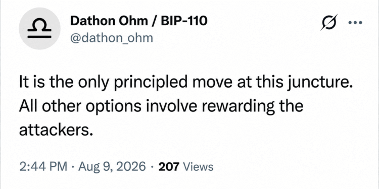 BIP-110 Backers Plot Minority Chain’s PoW Reset to ‘Fire’ Bitcoin Miners – Bitcoin News