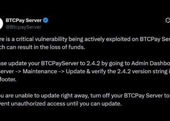 Bitcoin Lightning Nodes Hit as BTCPay Signals Emergency 2.4.2 Fix