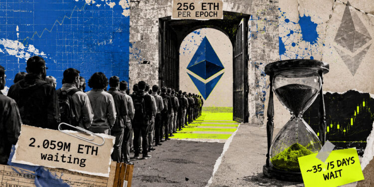 Ethereum has a $5 billion staking traffic jam