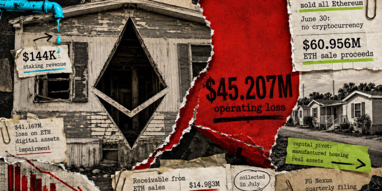 FG Nexus dumped all its Ethereum at a $45 million loss