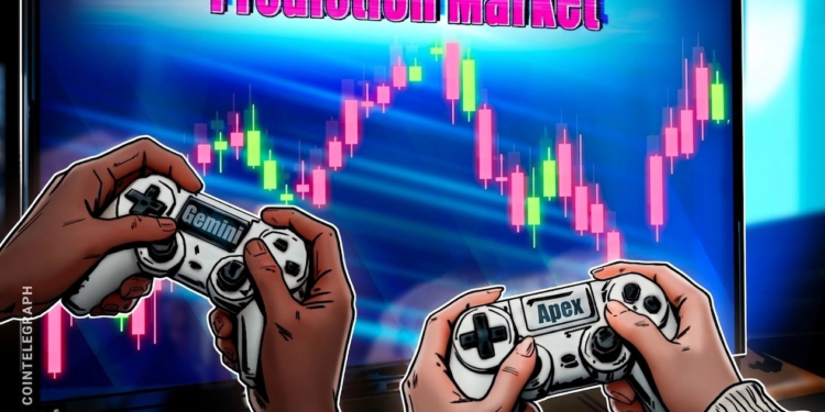 Gemini plans to distribute crypto prediction markets through Apex brokerages