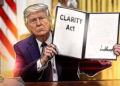Trump Pushes for CLARITY Act Passage Alongside Crypto Leaders