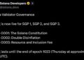 Solana Validators Open Vote on Constitution