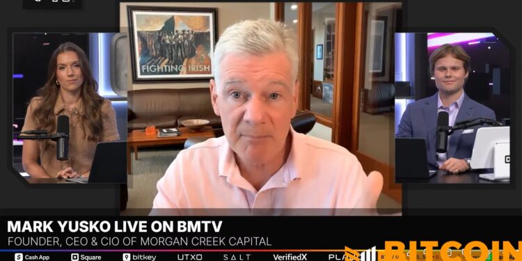 Bitcoin Is On Sale, Says Morgan Creek CEO Mark Yusko