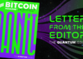 The Quantum Issue: Letter From The Editor