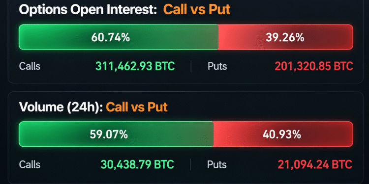 Bitcoin Traders Pile Into Calls as $100B Derivatives Bet Builds