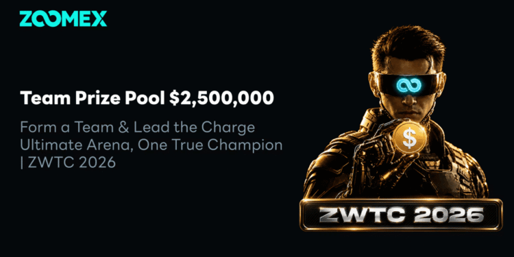 Zoomex Launches ZWTC 2026 Multi-Asset Trading Championship With a Record Prize Pool of Up to 5 Million USDT