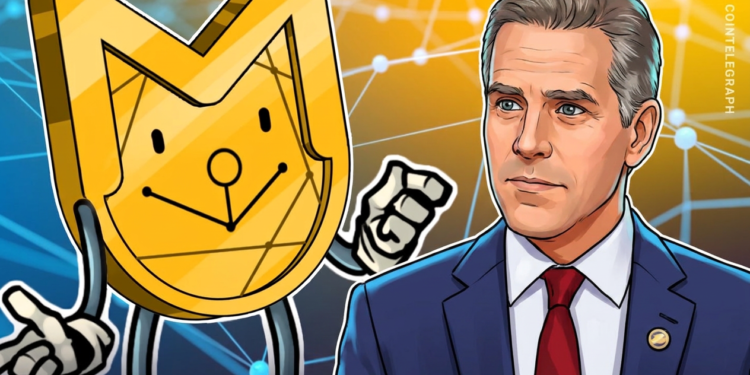 Joe Biden’s Son to Launch Memecoin, Will Send to TRUMP Holders: WSJ