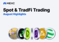 MEXC Reports 21% MoM Growth in New-Token Traders and 31% Increase in Tokenized Stock Trading Volume in August