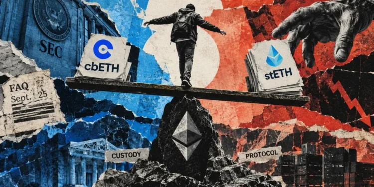 SEC staff’s staking-token split spotlights the exit risks behind staked ETH tokens