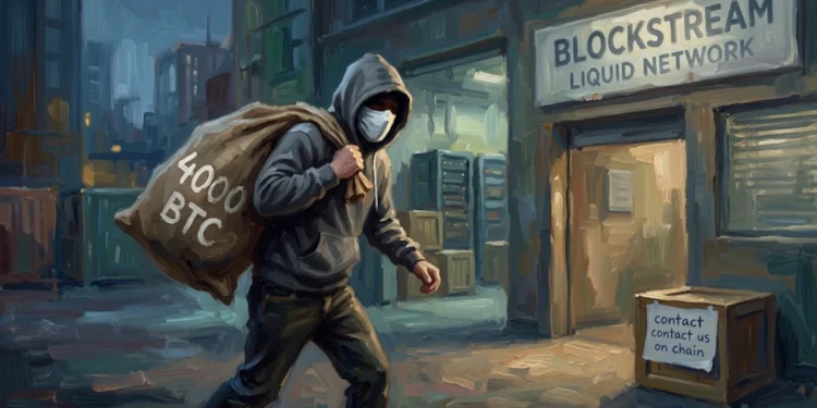 Alleged White-Hat Hackers Withdraw 4,000 Bitcoin From Blockstream’s Liquid Network Federation Reserves