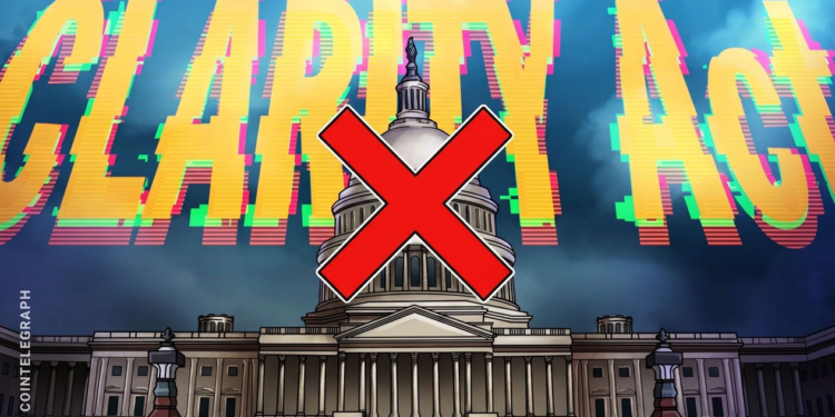 Senate Fails to Advance CLARITY Act, Casts Cloud Over Crypto Regulation