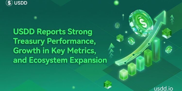 USDD Reports Strong Treasury Performance, Growth in Key Metrics, and Ecosystem Expansion