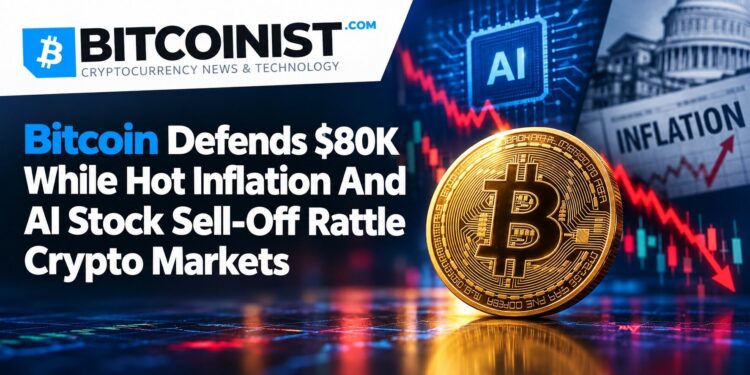 BTC Defends $80K While Inflation And AI Stock Sell-Off Rattle Crypto Markets
