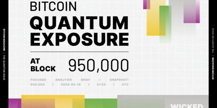 Bitcoin Quantum Exposure At Block 950,000