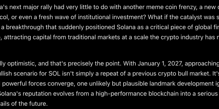 Is Sam Altman’s AI Bot Bearish on Solana? ChatGPT AI Predicts SOL Price