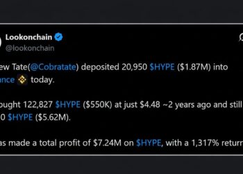 Andrew Tate Lost $727K on Leverage But Made $7M Just Holding HYPE