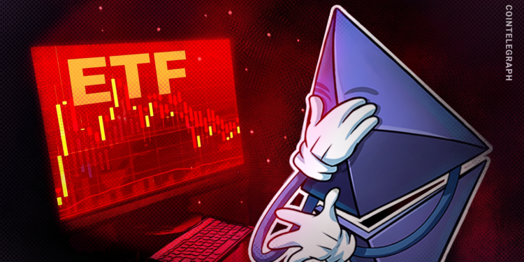Ether ETF outflows continue, pass $1B in October so far