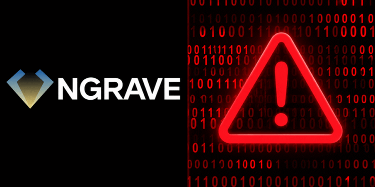 Crypto Thieves Hijack Ngrave Alerts and Walk Away With $2.56M