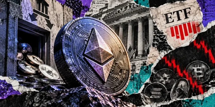 Ethereum sees biggest exchange withdrawal in four months as October ETF losses top $1 billion