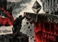 Ethereum falls 6%, leaving $1.35 billion in long bets at risk of liquidation