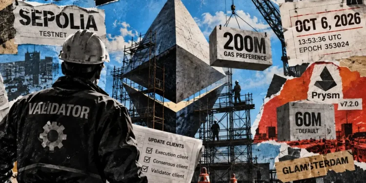 Ethereum is preparing a 200 million gas push as its Layer 1 scaling strategy accelerates