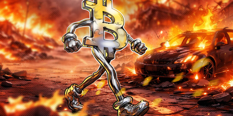 Bitcoin Coils Below $87,000 Ask Liquidity as Stocks Return to All-Time Highs
