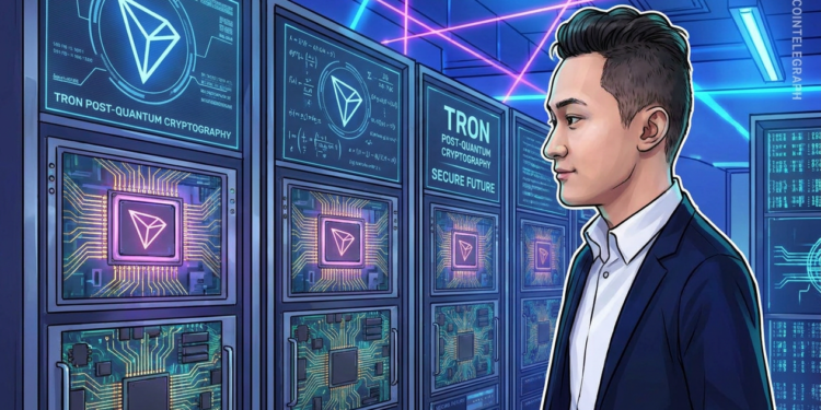Justin Sun says Tron post-quantum plan on testnet