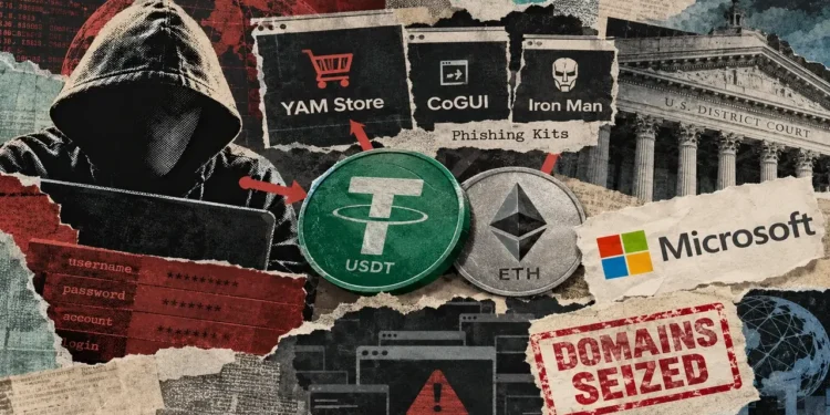 Microsoft exposes how USDT-funded phishing network targeted 75,000 organizations