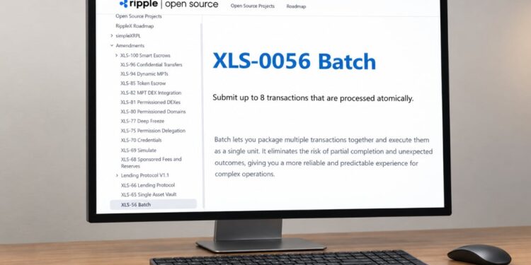 XRP Ledger Targets Oct. 9 for Upgrade Bundling 8 Transactions – Bitcoin News